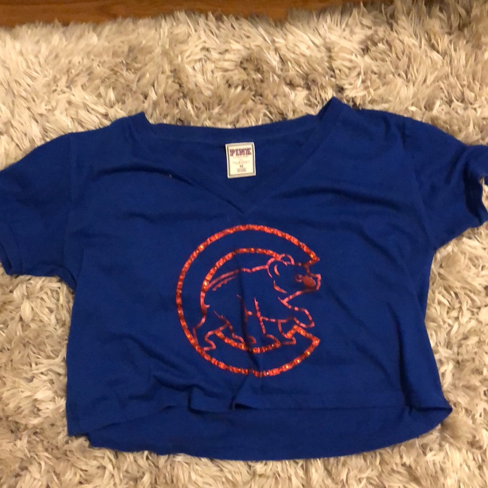 A cute Cubs crop Top